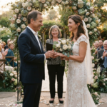 Mark fluent justine bateman wedding