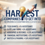 Hardest companies to get into