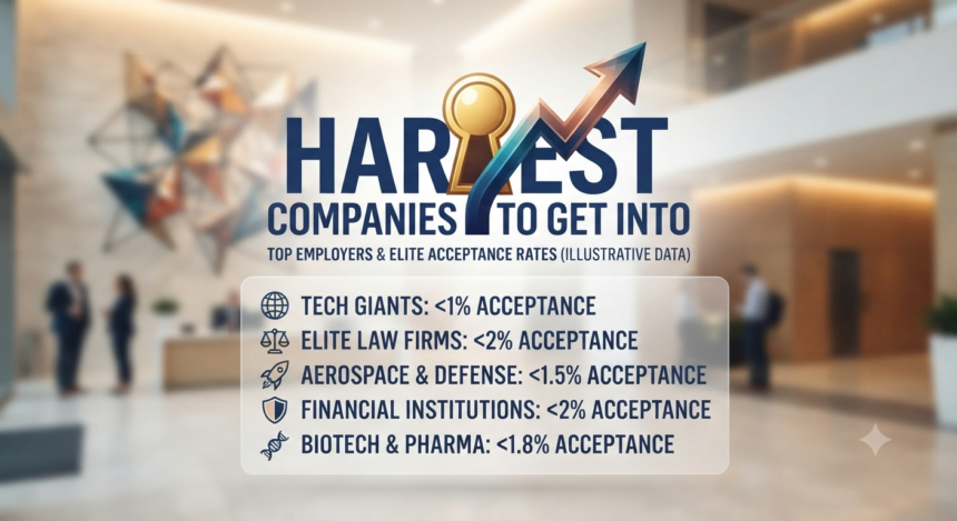 Hardest companies to get into