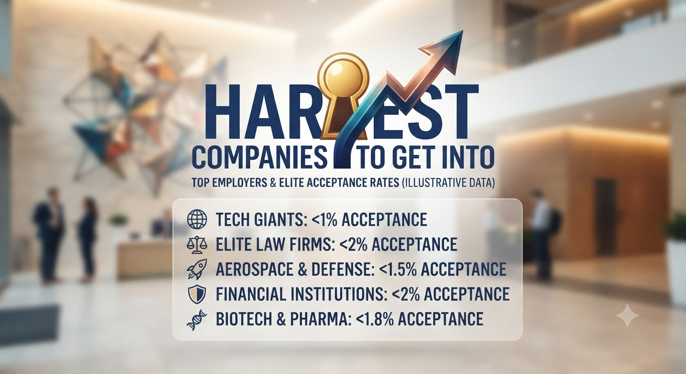 Hardest companies to get into