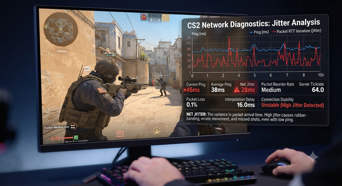 What is net jitter cs2