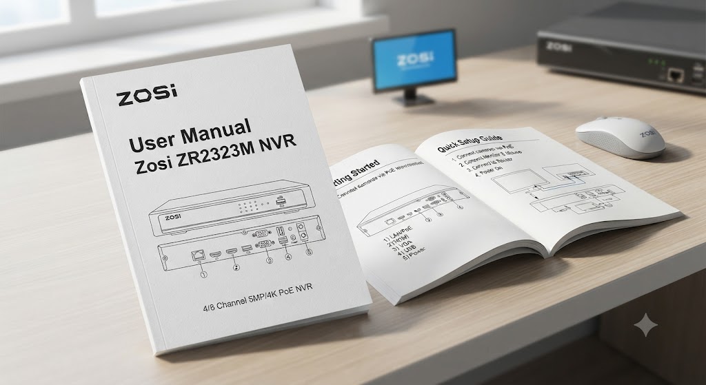 Zosi nvr manual for zr2323m