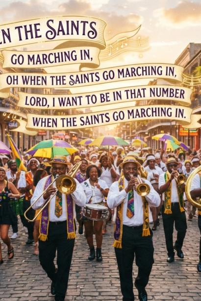 Lyrics for oh when the saints go marching in