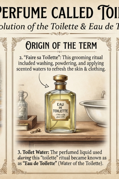 Why was perfume called toilet water
