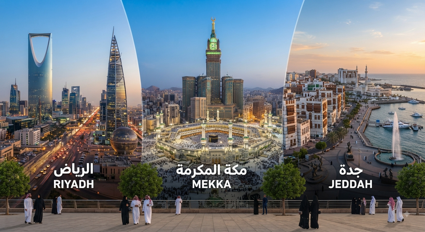Popular cities in saudi arabia
