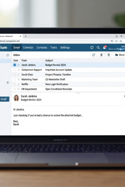 Comporium webmail app