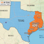 Where is area code 409 located