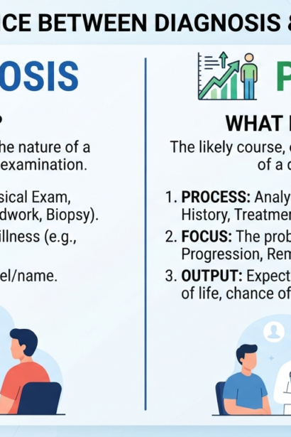 Diagnosis prognosis difference
