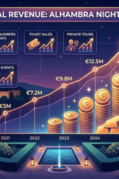 Revenue from alhambra night tours annual revenue