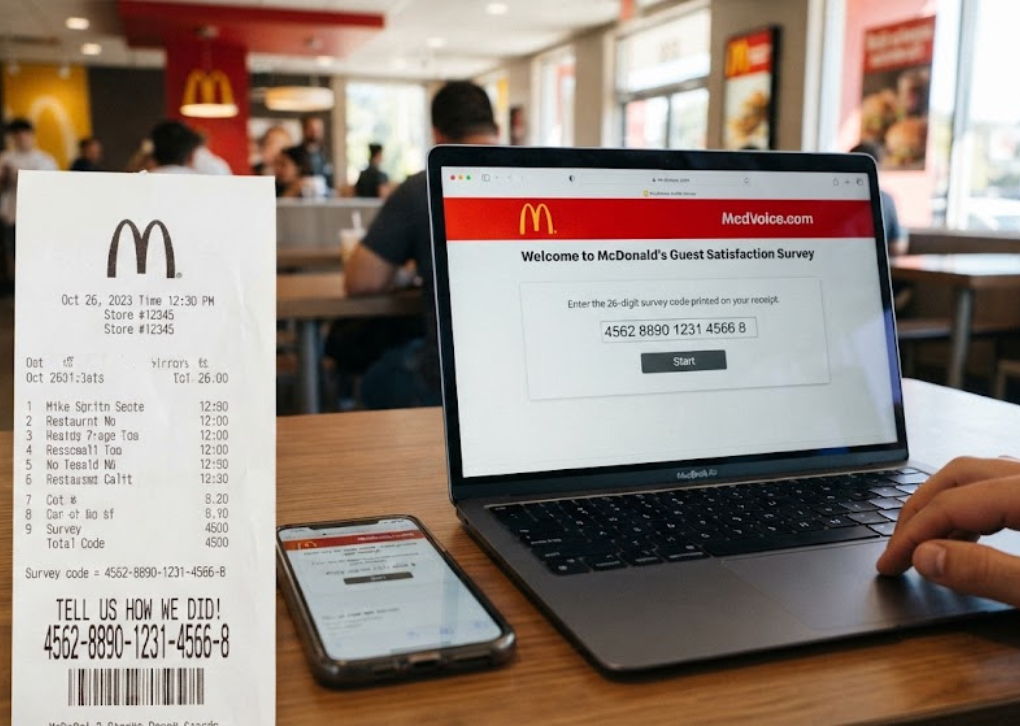 Mcdvoice.com survey with receipt