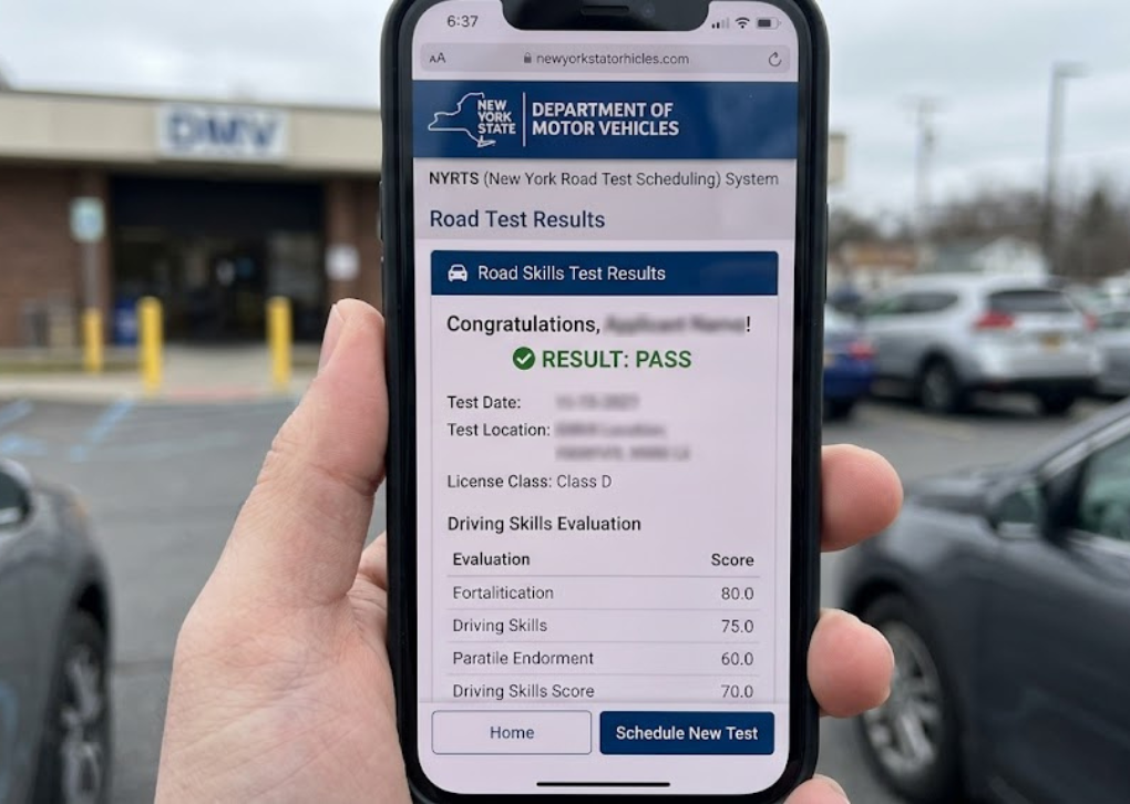 Road test results.nyrtsscheduler.com